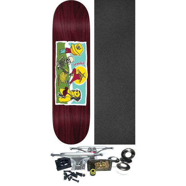 Krooked Skateboards Mike Anderson Bone Assorted Stains Skateboard Deck